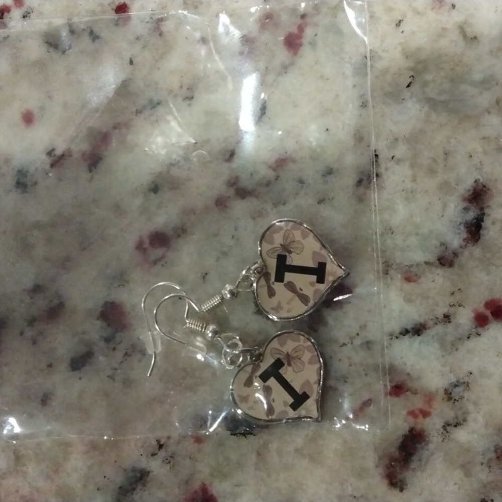 Letter I Earrings